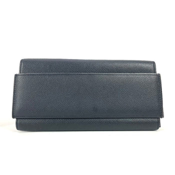 Hermes Long Wallet Purse Epsom Black Long Wallet Passan Long Unisex(Unisex)
