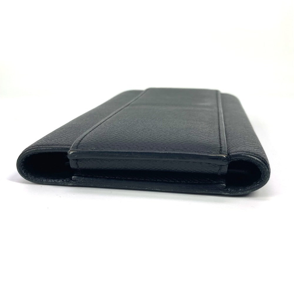 Hermes Long Wallet Purse Epsom Black Long Wallet Passan Long Unisex(Unisex)
