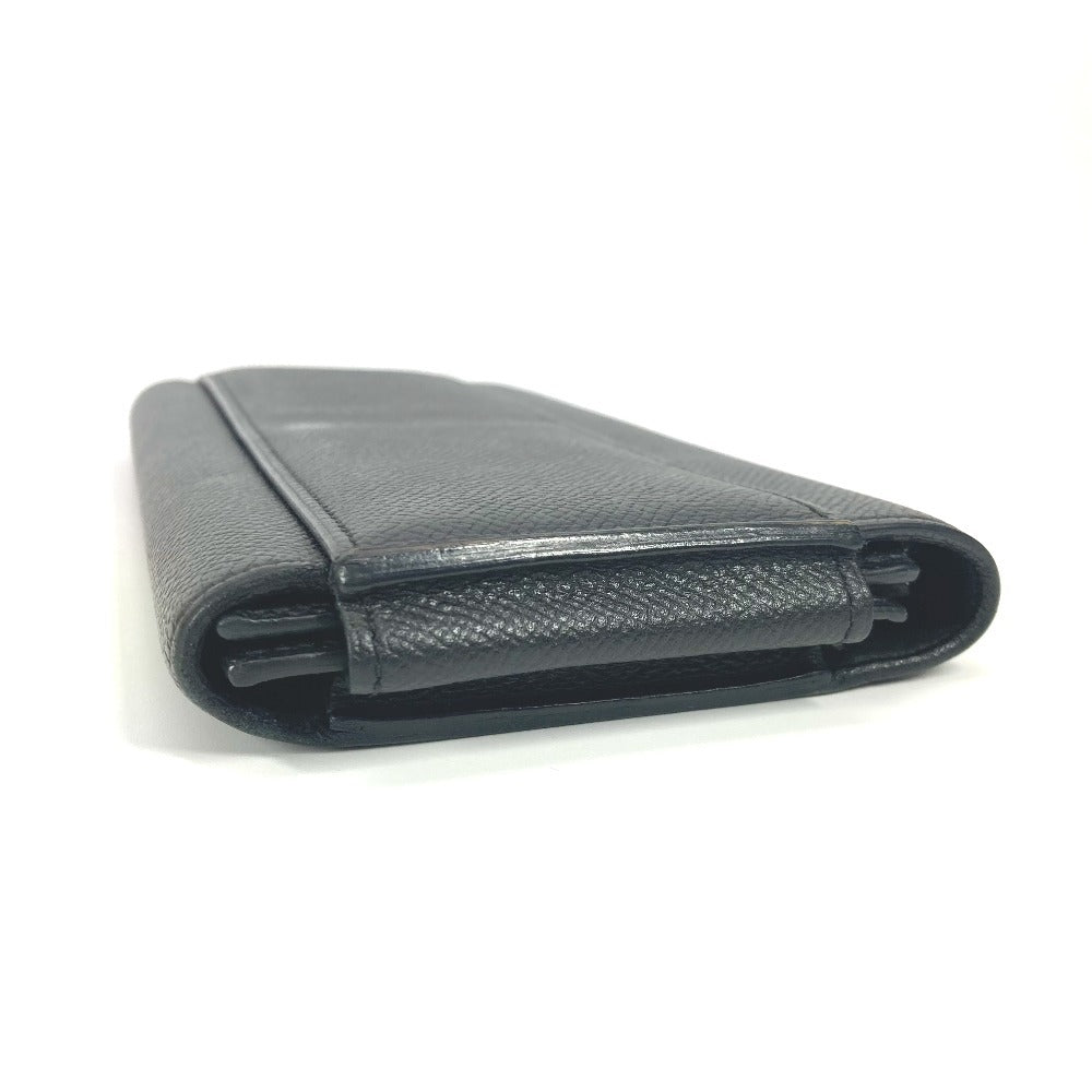 Hermes Long Wallet Purse Epsom Black Long Wallet Passan Long Unisex(Unisex)