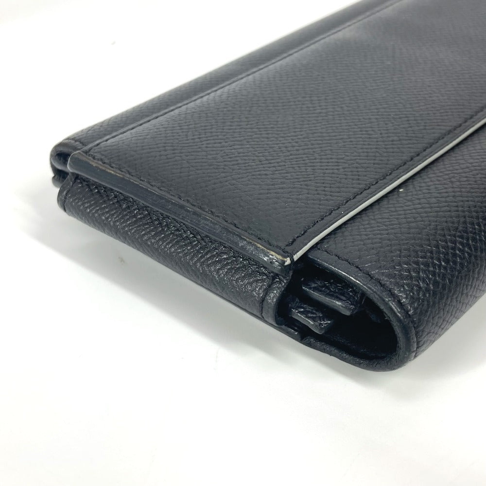 Hermes Long Wallet Purse Epsom Black Long Wallet Passan Long Unisex(Unisex)