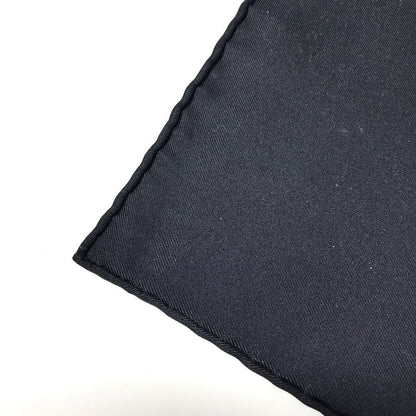 Hermes Scarf Silk Black Les Tambours Tambour Drums Carre90