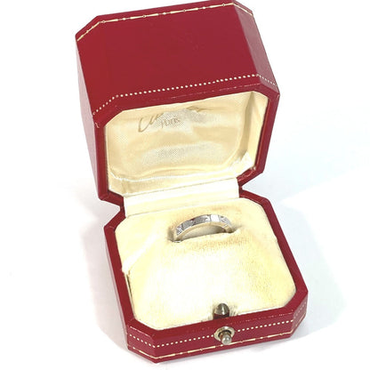 Cartier Ring Wg750 Silver Accessories Raniere Half Diamond 8P Women 48