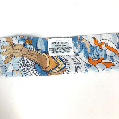 Hermes Scarf Silk Blue Twilly Twilly Twilly