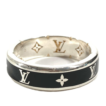 Louis Vuitton Ring M1534S Sv925 Black Monogram Ring/Lv Spikes S