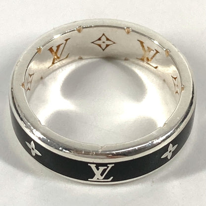 Louis Vuitton Ring M1534S Sv925 Black Monogram Ring/Lv Spikes S