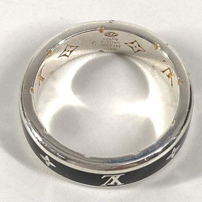 Louis Vuitton Ring M1534S Sv925 Black Monogram Ring/Lv Spikes S