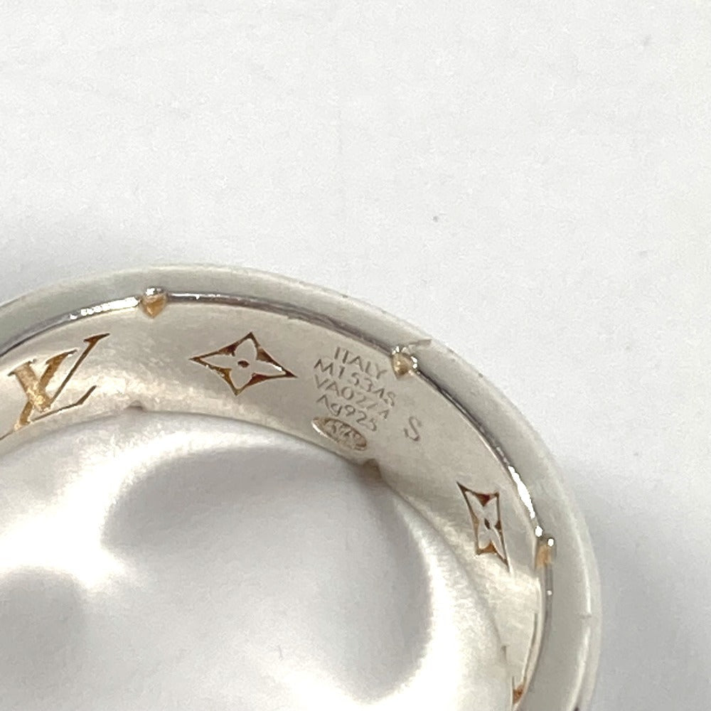 Louis Vuitton Ring M1534S Sv925 Black Monogram Ring/Lv Spikes S