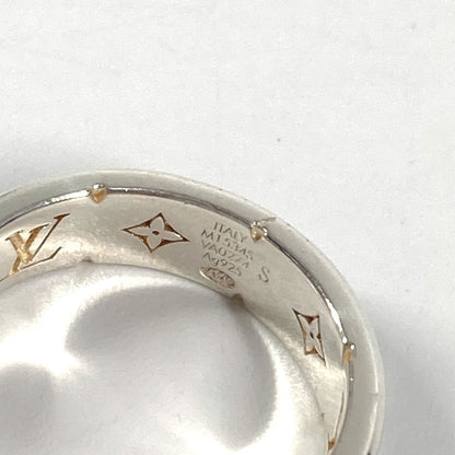 Louis Vuitton Ring M1534S Sv925 Black Monogram Ring/Lv Spikes S