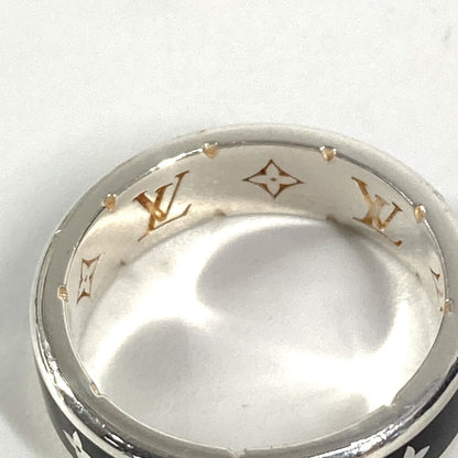 Louis Vuitton Ring M1534S Sv925 Black Monogram Ring/Lv Spikes S