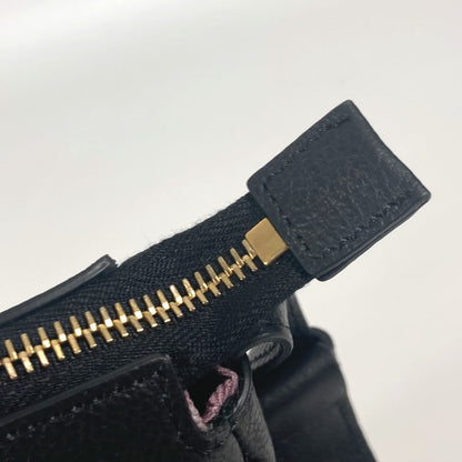Versace Shoulder Bag Leather Black Medusa Logo