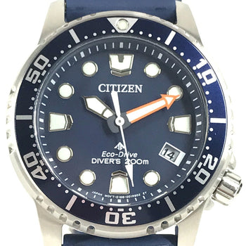 Citizen Watches Eco Drive Eo2021-05L Rubber Navy Promaster Marine Series Diving Watch Eco-Drive