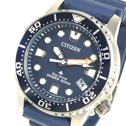 Citizen Watches Eco Drive Eo2021-05L Rubber Navy Promaster Marine Series Diving Watch Eco-Drive