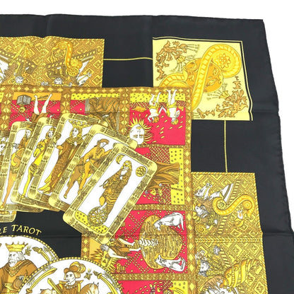 Hermes Scarf Silk Black Carre90 Carre 90