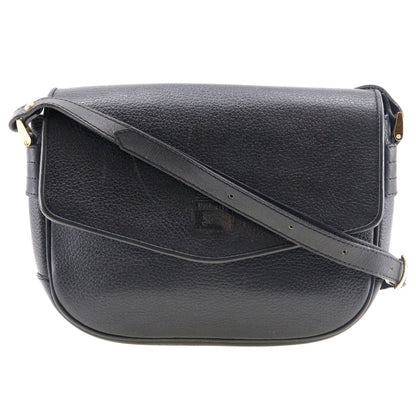 Burberry Shoulder Bag Leather Black Women