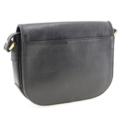 Burberry Shoulder Bag Leather Black Women