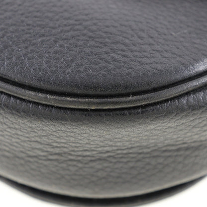 Burberry Shoulder Bag Leather Black Women