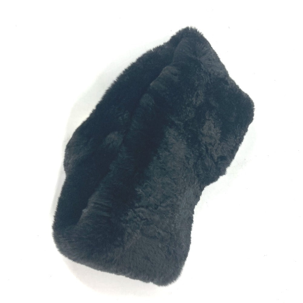 Chanel Scarf , Lapin Black Big Coco Cc Coco Mark Women