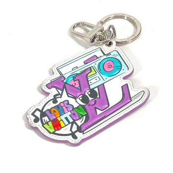 Louis Vuitton Key Ring Mp3456 Leather Multicolor Keychain Monogram Comics