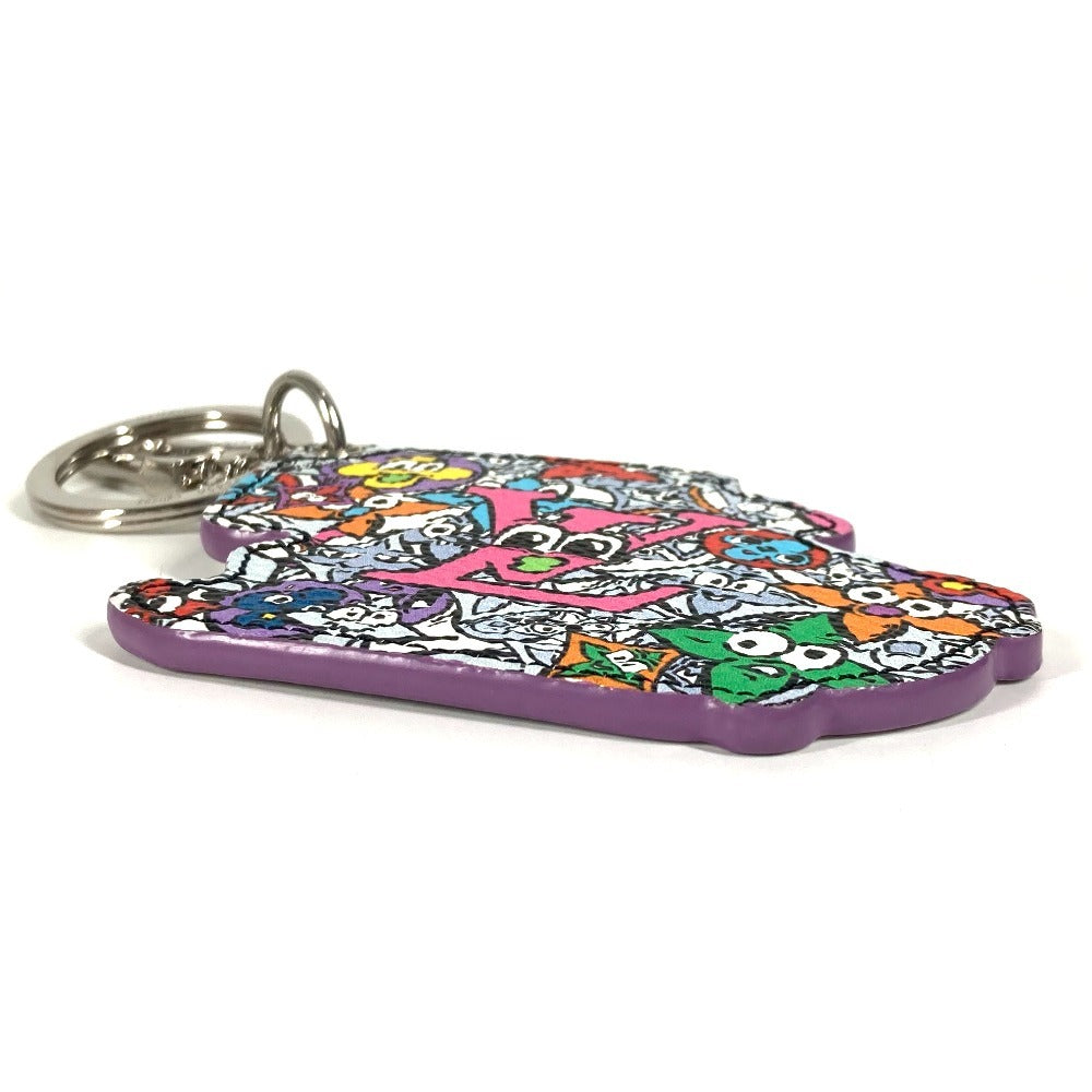 Louis Vuitton Key Ring Mp3456 Leather Multicolor Keychain Monogram Comics