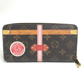 Louis Vuitton Long Wallet Purse M62616 Monogram Canvas Brown Monogram Summer Trunk Zippy Wallet