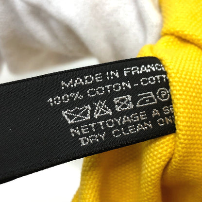 Hermes Pouch Canvas Yellow New Yachting Pouch Gm Women