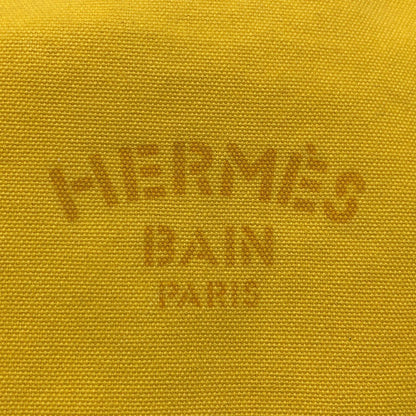 Hermes Pouch Canvas Yellow New Yachting Pouch Gm Women