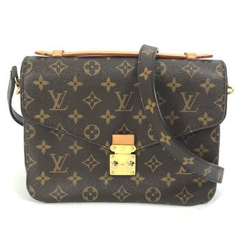 Louis Vuitton Handbag M44875 Monogram Canvas Brown Monogram Pochette Metis Mm Women