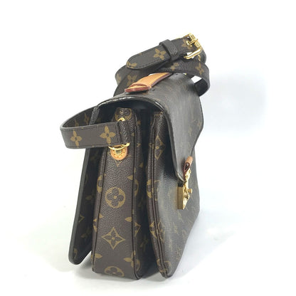 Louis Vuitton Handbag M44875 Monogram Canvas Brown Monogram Pochette Metis Mm Women