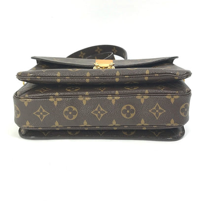 Louis Vuitton Handbag M44875 Monogram Canvas Brown Monogram Pochette Metis Mm Women
