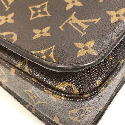 Louis Vuitton Handbag M44875 Monogram Canvas Brown Monogram Pochette Metis Mm Women