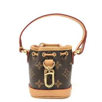 Louis Vuitton Charm M00818 Monogram Canvas Brown Monogram Bijoux Sac Micro Noe