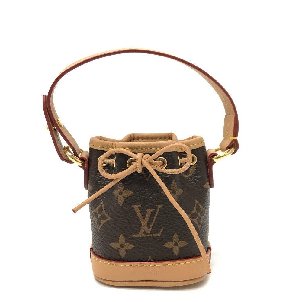 Louis Vuitton Charm M00818 Monogram Canvas Brown Monogram Bijoux Sac Micro Noe