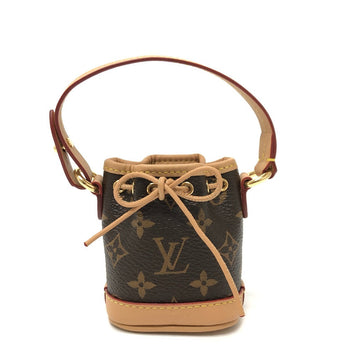 Louis Vuitton Charm M00818 Monogram Canvas Brown Monogram Bijoux Sac Micro Noe
