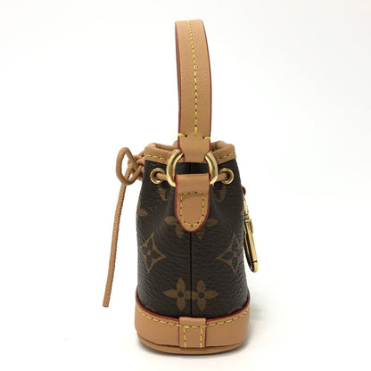 Louis Vuitton Charm M00818 Monogram Canvas Brown Monogram Bijoux Sac Micro Noe