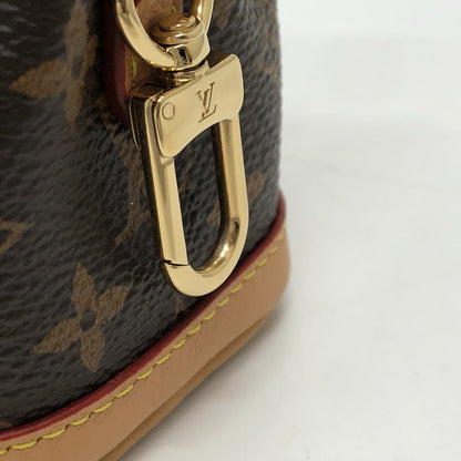 Louis Vuitton Charm M00818 Monogram Canvas Brown Monogram Bijoux Sac Micro Noe
