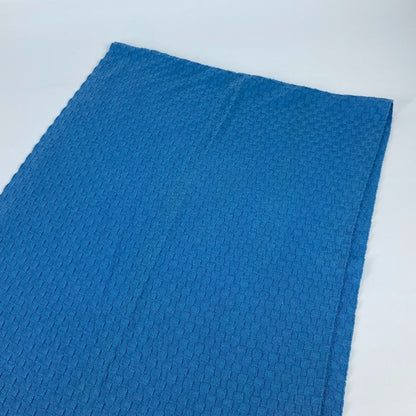 Louis Vuitton Scarf M75595 Cashmere, Cotton Blue Micro Damier Mens