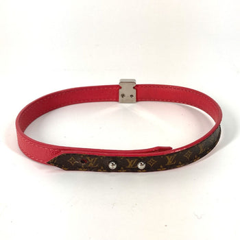 Louis Vuitton Bracelet M6040F Monogram Canvas Brown Monogram Bracelet Lockit 17
