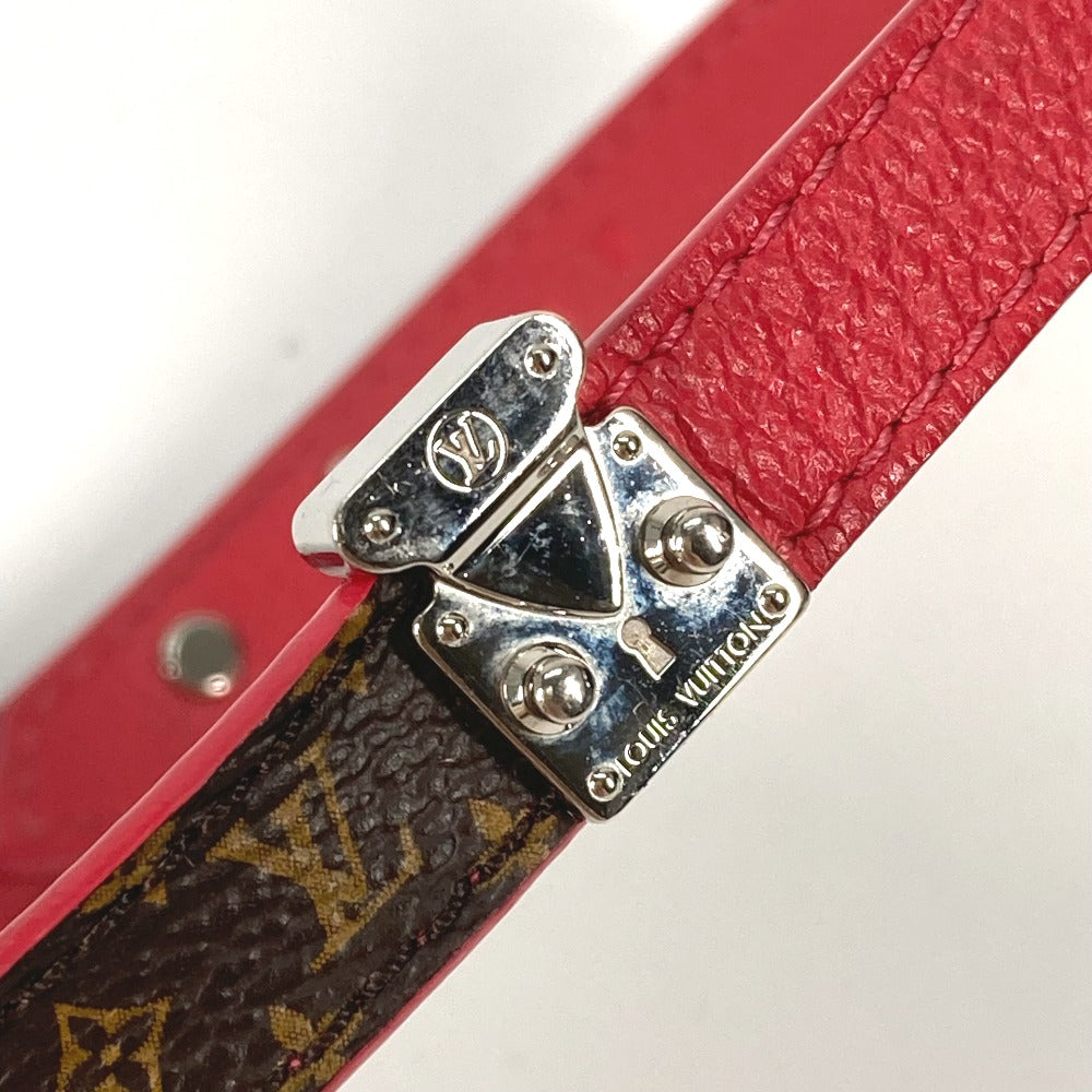 Louis Vuitton Bracelet M6040F Monogram Canvas Brown Monogram Bracelet Lockit 17