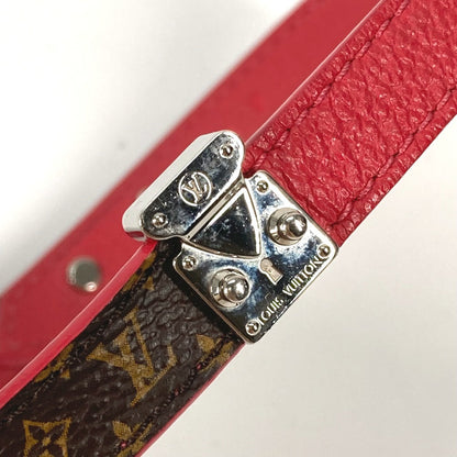 Louis Vuitton Bracelet M6040F Monogram Canvas Brown Monogram Bracelet Lockit 17