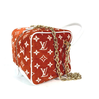 Louis Vuitton Handbag M46212 Velvet, Leather Orange Lv Match Square Bag Women