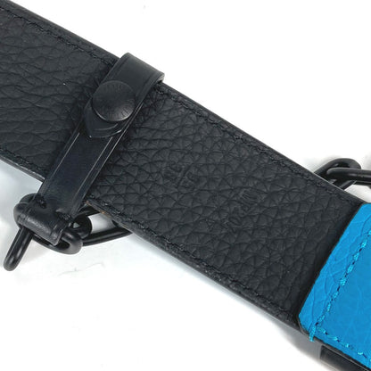 Louis Vuitton Belt Mp207T Taurillon Clemence Blue Virgil Abloh Monogram Saint Tulle Signature Mens