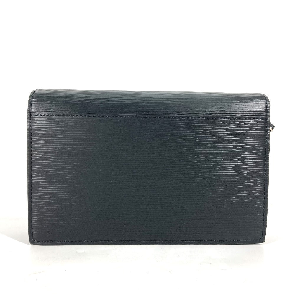 Louis Vuitton Business Bag M42742 Epi Leather Black Epi Pochette Thames Mens