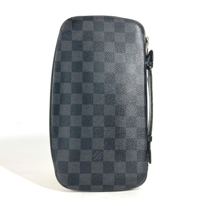 Louis Vuitton Long Wallet Purse N48255 Damier Grafitto Canvas Black Damier Grafitte Atholl