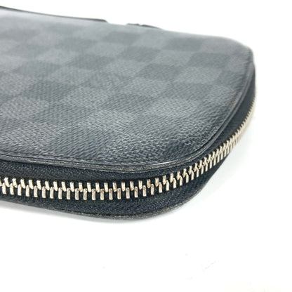 Louis Vuitton Long Wallet Purse N48255 Damier Grafitto Canvas Black Damier Grafitte Atholl