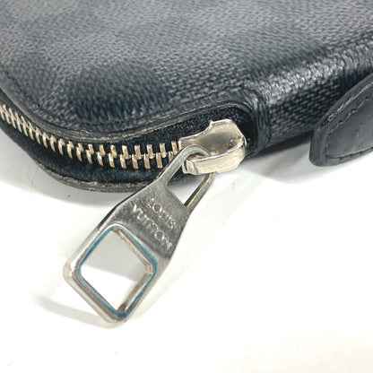 Louis Vuitton Long Wallet Purse N48255 Damier Grafitto Canvas Black Damier Grafitte Atholl