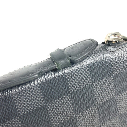 Louis Vuitton Long Wallet Purse N48255 Damier Grafitto Canvas Black Damier Grafitte Atholl
