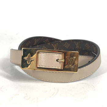 Louis Vuitton Belt M8370Y Monogram Canvas, Leather Brown Monogram Belt