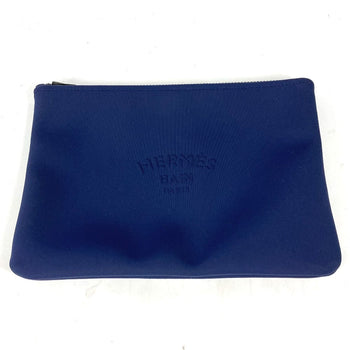 Hermes Pouch H104312M 01 Polyamide Navy Neovan Mm Women