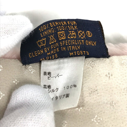 Louis Vuitton Scarf M70873 , Beaver Pink Lv Logo Fur Echarpe Lv In The City Women