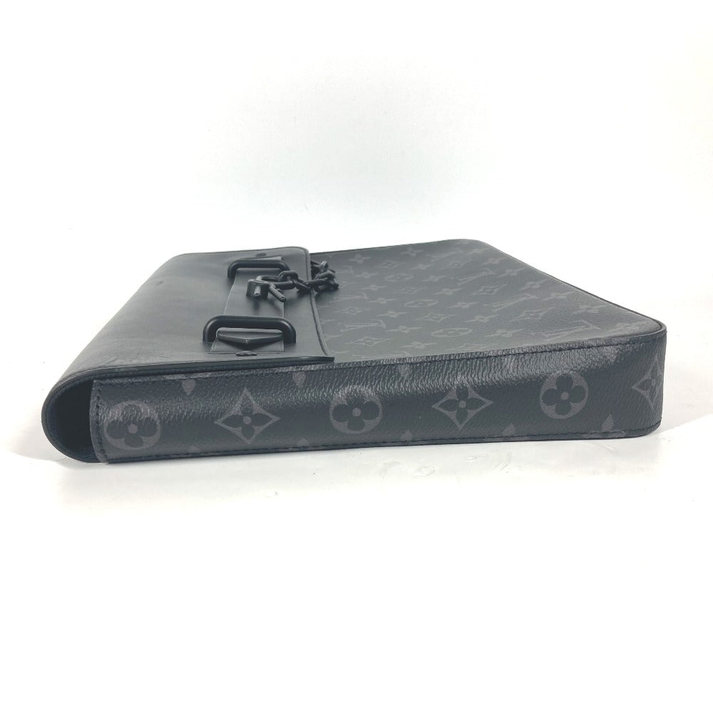 Louis Vuitton Clutch Bag M80107 Monogram Eclipse Canvas Black Monogram Eclipse Pochette Steamer Mens